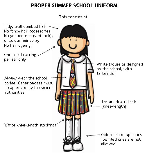 Proper Summer School Uniform